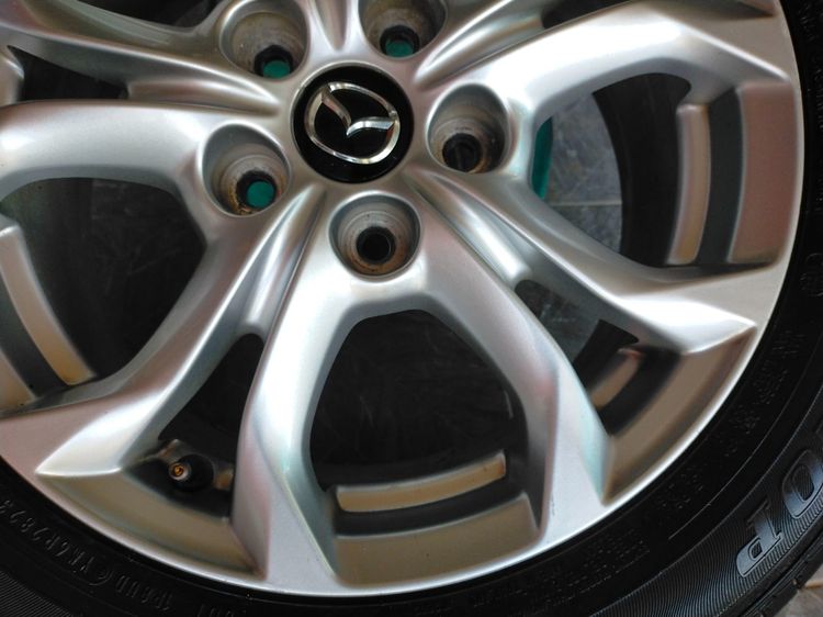 แม็กมาสด้า ขอบ16 สีเดิม พร้อมยางดันลอป 215 55 16 ปี23 ยางสวยทุกเส้นใส่ mazda 3 CX 3 หรือไททันตัวเตี้ย รูปที่ 7
