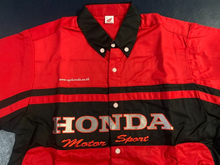 📌📌 💯 ขาย เสื้อ เชิ้ต Honda  ของใหม่เก่าเก็บ ป้ายห้อย แท้ 100 เปอร์เซ็นต์ รูปที่ 14