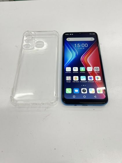 Infinix Hot 11 Ram 4 64 GB ฟ้า สภาพเยี่ยม ใช้งานได้ดี ราคาถูกใจ