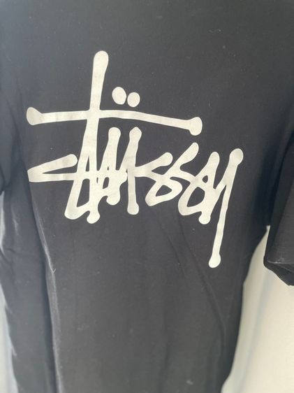 Stussy Basic T-Shirt สีดำ ของแท้ สภาพสวย รูปที่ 8