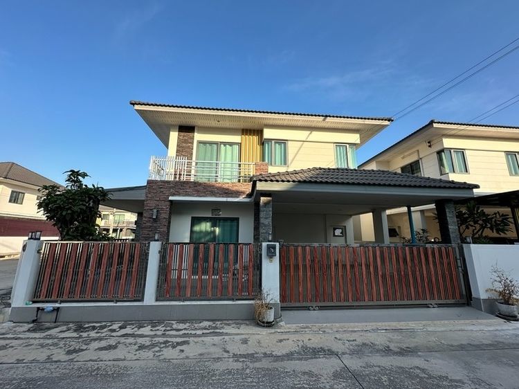 ไม่มี 🏡ขายบ้านเดี่ยว 2 ชั้น หลังมุม พนัสนิคม ชลบุรี