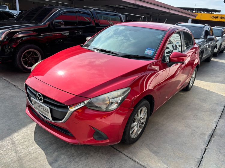 Mazda Mazda 2 2014 1.5 XD Sports Sedan ดีเซล ไม่ติดแก๊ส เกียร์อัตโนมัติ แดง รูปที่ 3