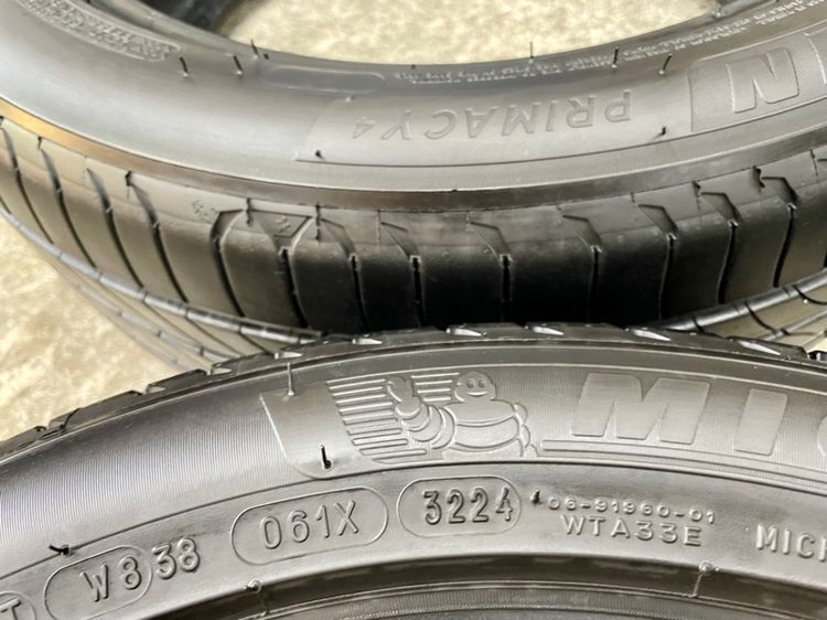 ยางขอบ 17” ยี่ห้อ MICHELIN รุ่น PRIMACY4 ขนาด 215-50R17 ปี 24 พื้นปี 25 ดอกยางสวยจัด ไม่มีปะ ไม่บวมรับประกัน รูปที่ 3
