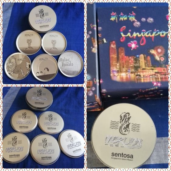 ของที่ระลึกสัญญลักษณ์สิงคโปร์ 5 รายการ ขายยกกล่อง ของใหม่่ สแตนเลส รูปที่ 4