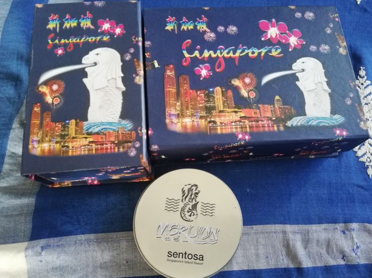 ของที่ระลึกสัญญลักษณ์สิงคโปร์ 5 รายการ ขายยกกล่อง ของใหม่่ สแตนเลส รูปที่ 10