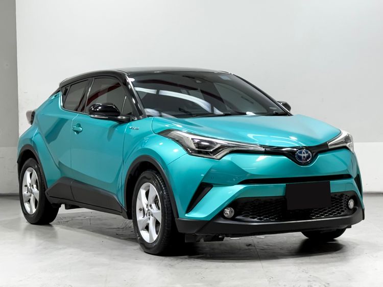 Toyota C-HR 2018 1.8 HV Hi Utility-car ไฮบริด เกียร์อัตโนมัติ เขียว รูปที่ 3