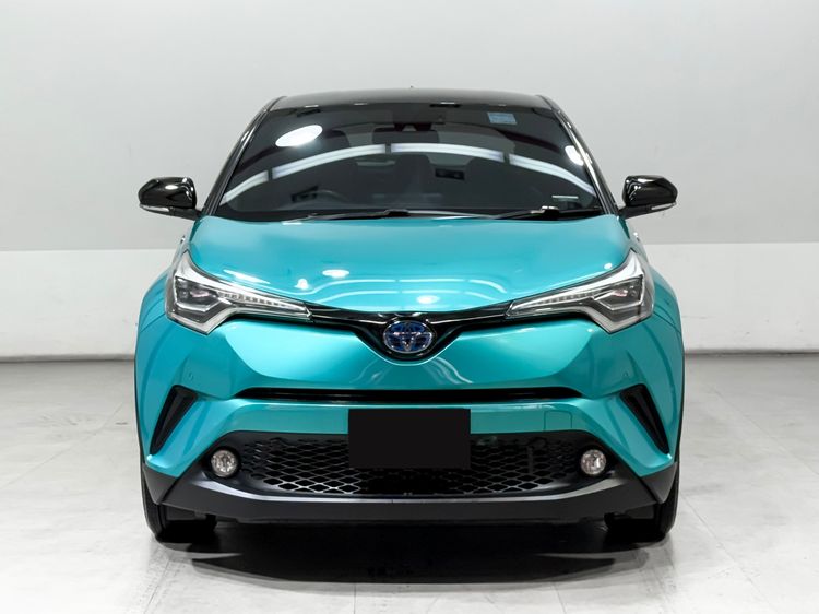 Toyota C-HR 2018 1.8 HV Hi Utility-car ไฮบริด เกียร์อัตโนมัติ เขียว รูปที่ 2