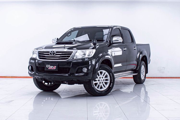 รถ Toyota Hilux Vigo 2.5 Double Cab E Prerunner สี ดำ