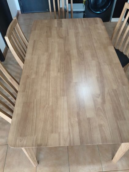 ชุดโต๊ะอาหาร Femmie พร้อมเก้าอี้ 6 ตัว Table + 6 Chairs รูปที่ 4