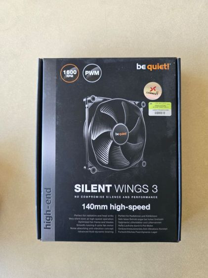 พัดลม be quiet Silent Wings 3 140mm PWM (1000 RPM) highspeed 1600 RPM ซื้อมาไม่ได้ใช้ ของใหม่ ขอส่งต่อ รูปที่ 8