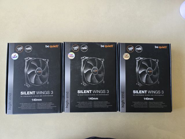 พัดลม be quiet Silent Wings 3 140mm PWM (1000 RPM) highspeed 1600 RPM ซื้อมาไม่ได้ใช้ ของใหม่ ขอส่งต่อ รูปที่ 2