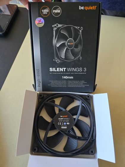 พัดลม be quiet Silent Wings 3 140mm PWM (1000 RPM) highspeed 1600 RPM ซื้อมาไม่ได้ใช้ ของใหม่ ขอส่งต่อ รูปที่ 5