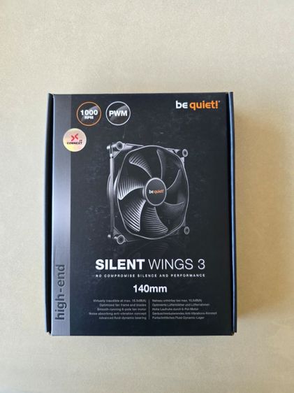 พัดลม be quiet Silent Wings 3 140mm PWM (1000 RPM) highspeed 1600 RPM ซื้อมาไม่ได้ใช้ ของใหม่ ขอส่งต่อ รูปที่ 4