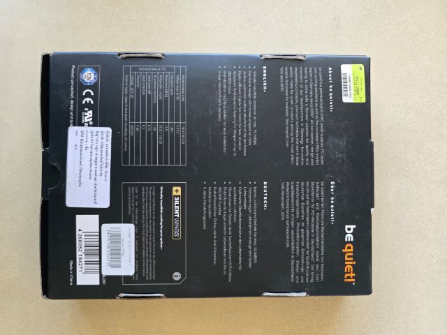พัดลม be quiet Silent Wings 3 140mm PWM (1000 RPM) highspeed 1600 RPM ซื้อมาไม่ได้ใช้ ของใหม่ ขอส่งต่อ รูปที่ 3