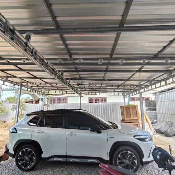 Toyota Corolla Cross 2023 1.8 HEV GR Sport Utility-car ไฮบริด เกียร์อัตโนมัติ ขาว รูปที่ 4