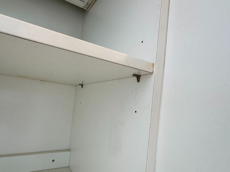 ตู้ไอซ์แลนด์ 2 บานเปิด 2 ลิ้นชัก โครงไม้ MDF ท็อปสีบีชลายไม้ โครงสีขาว  รูปที่ 14