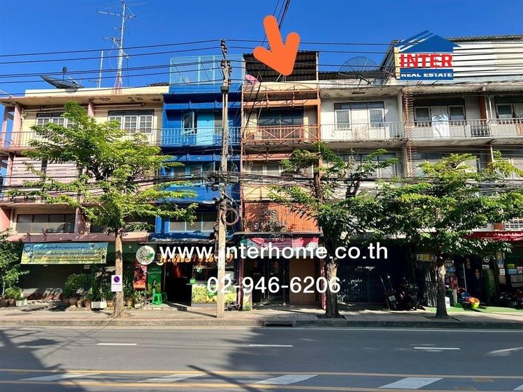 อาคารพาณิชย์ 3.5 ชั้น 20 ตร.ว. อาคารพาณิชย์ ถนนประชาอุทิศ ใกล้เทคโนโลยีพระจอมเกล้าธนบุรี ระหว่างซอยประชาอุทิศ47-49 ถนนประชาอุทิศ