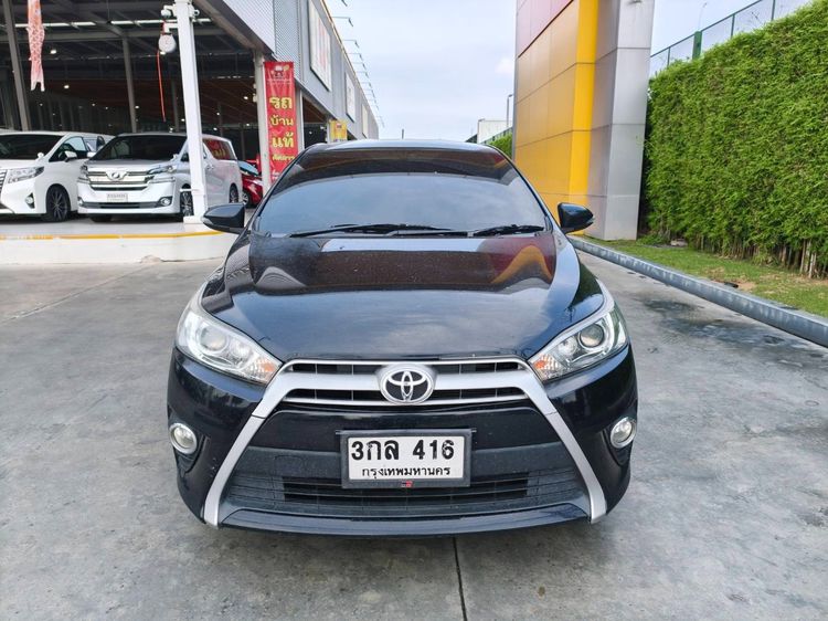 Toyota Yaris 2014 1.2 G Sedan เบนซิน ไม่ติดแก๊ส เกียร์อัตโนมัติ ดำ รูปที่ 2