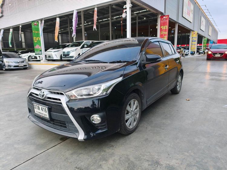 Toyota Yaris 2014 1.2 G Sedan เบนซิน ไม่ติดแก๊ส เกียร์อัตโนมัติ ดำ รูปที่ 3