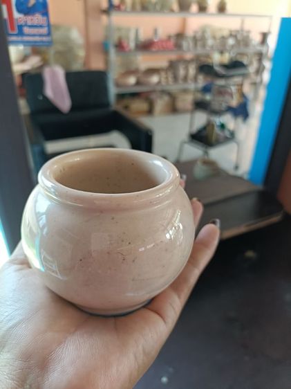 โอ่งใส่น้ำศาลพระภูมิศาลตายายหินอ่อนขนาด 4 นิ้วราคาใบละ รูปที่ 3