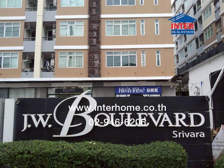 คอนโดมิเนียม 57.57 ตร.ม. เจ ดับบลิว บูเลอวาร์ด ถนนประดิษฐมนูธรรม ถนนศรีวรา เขตบางกะปิ กรุงเทพมหานคร