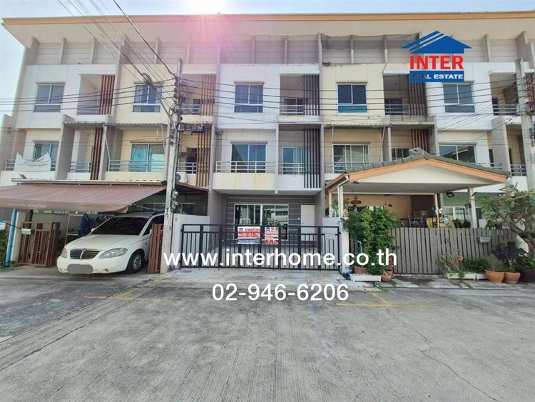ทาวน์เฮ้าส์ 3 ชั้น 19.6 ตร.ว. หมู่บ้านเทมโป ทาวน์ รัตนาธิเบศร์-ไทรม้า ใกล้ห้างเซ็นทรัลพลาซา รัตนาธิเบศร์ ซอยบางรักน้อย16 ถนนรัตนาธิเบศร์
