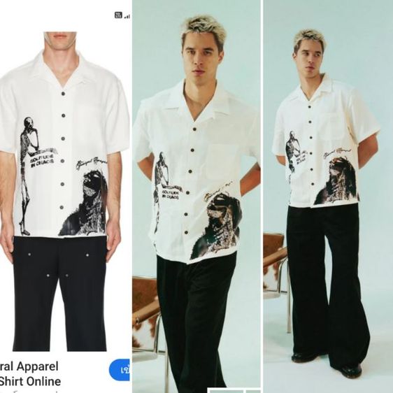 เชิ้ตขาว Funeral Apparel🧥💀สตรีทแวร์อเมริกัน รูปที่ 17