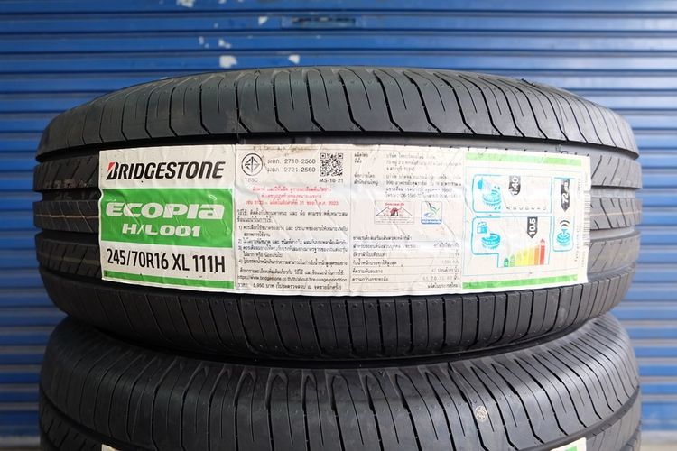 🚩 ยางใหม่ Bridgestone รุ่น Ecopia HL 001 ขนาด 245 70R16 ปี24 รูปที่ 2