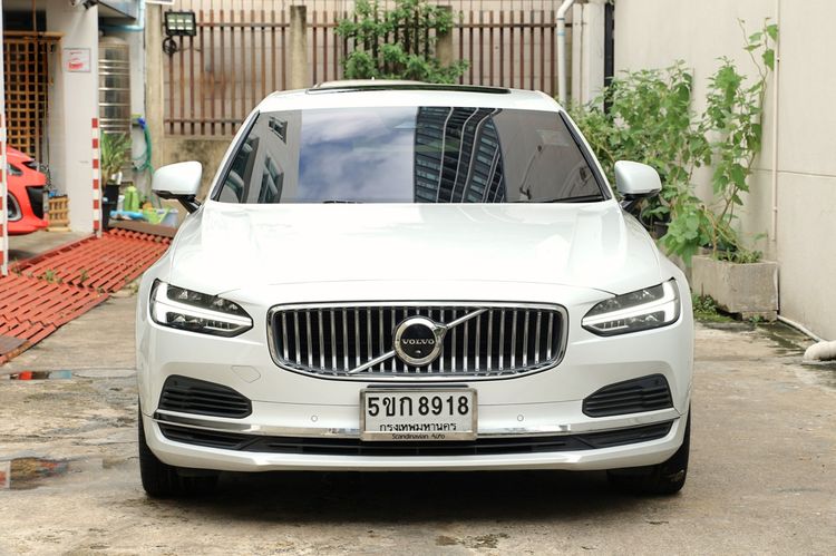 Volvo S90 2022 2.0 Recharge T8 Inscription 4WD Sedan ปลั๊กอินไฮบริด (PHEV) ไม่ติดแก๊ส เกียร์อัตโนมัติ ขาว รูปที่ 3