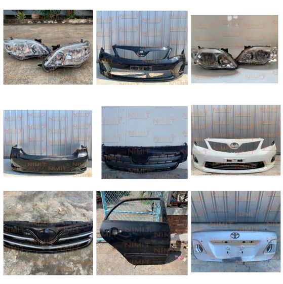 🔥 อะไหล่ Toyota Altis E140 ของแท้ศูนย์ ราคาดี พร้อมส่งทั่วไทย กันชนหน้า ไฟหน้า ไฟท้าย ประตู จาก NIMIT AUTO