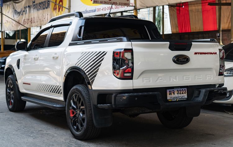 Ford Ranger 2023 2.0 Bi-Turbo Hi-Rider Storntrak Pickup ดีเซล ไม่ติดแก๊ส เกียร์อัตโนมัติ ขาว รูปที่ 3