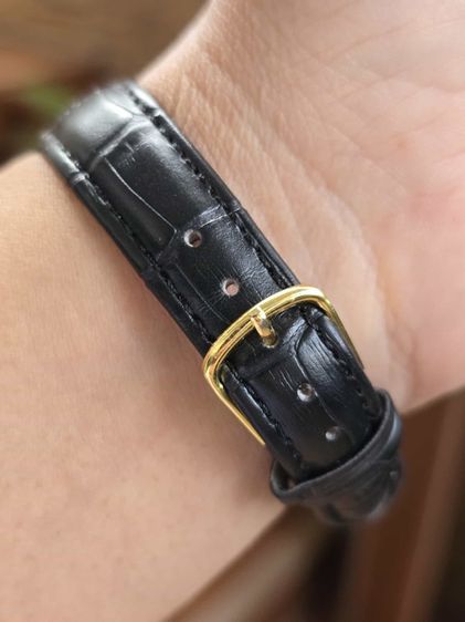 นาฬิกา MAJEX 9k Solid Gold หูกะทะ เข็มดาบ 2เข็มครึ่ง ตัวเรือนทองคำแท้9k รูปที่ 6