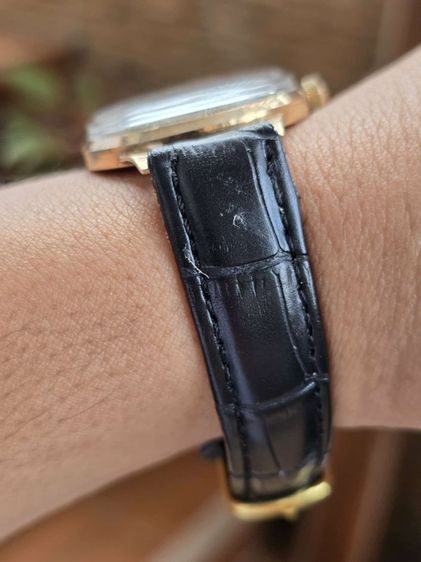 นาฬิกา MAJEX 9k Solid Gold หูกะทะ เข็มดาบ 2เข็มครึ่ง ตัวเรือนทองคำแท้9k รูปที่ 11