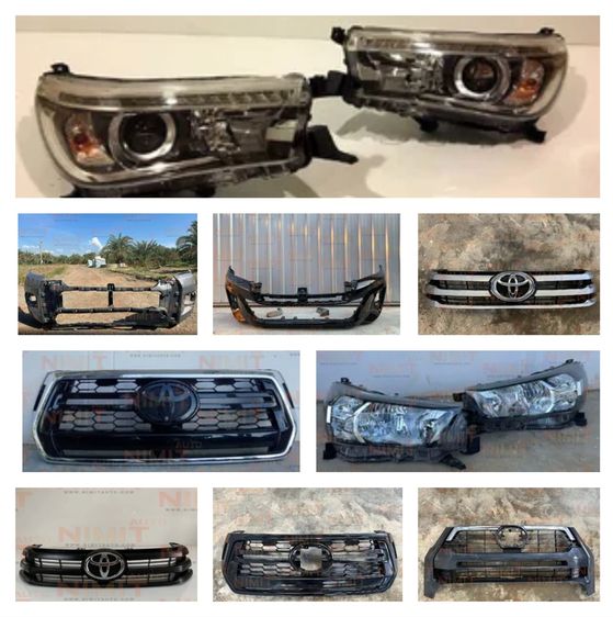 🔥 อะไหล่ Toyota Revo AN120-AN130 ของแท้ศูนย์ ราคาดี พร้อมส่งทั่วไทย กันชนหน้า ไฟหน้า ไฟท้าย ประตู ฝากระโปรง จาก NIMIT AUTO