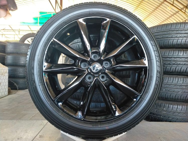 แม็กมาสด้า ขอบ18 สีอบpowder coat พร้อมยางโตโย 215 50 18 ปี23 ยางสวยทุกเส้นใส่ mazda 3 CX 3 รูปที่ 2