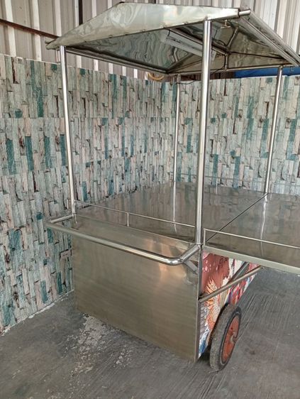 รถเข็นสแตนเลสแท้สภาพใหม่สวยๆ รูปที่ 5