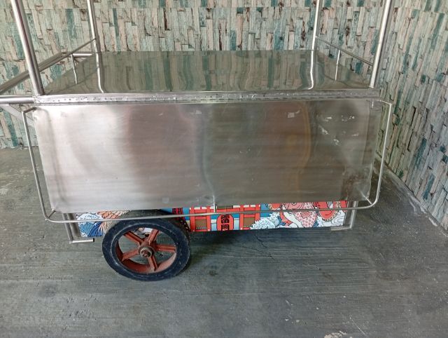 รถเข็นสแตนเลสแท้สภาพใหม่สวยๆ รูปที่ 4