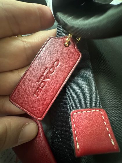 กระเป๋าเป้ Coach แท้ 💯 มือสอง MEDIUM CHARLIE BACKPACK IN COLORBLOCK SIGNATURE CANVAS (COACH F32111) รูปที่ 7