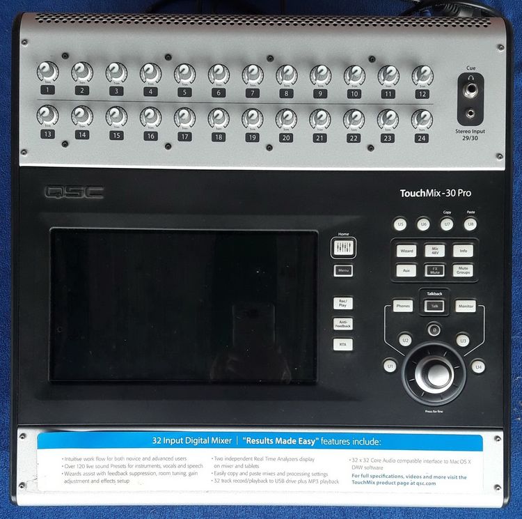 มิกเซอร์ MIXER QSC TouchMix-30 Pro มิกเซอร์ดิจิตอล 32 ช่อง รูปที่ 2