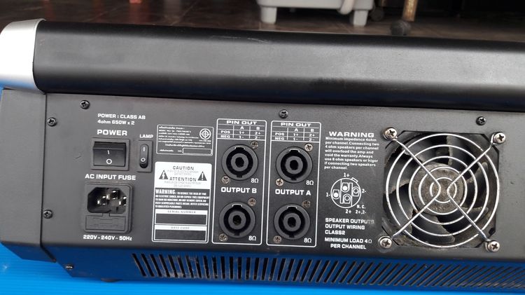 เพาเวอร์มิกเซอร์ PROEURO TECH PMX-P8650FX รูปที่ 9