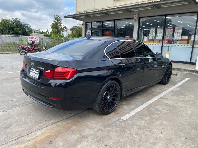 BMW Series 5 2013 520d Sedan ดีเซล เกียร์อัตโนมัติ ดำ รูปที่ 3