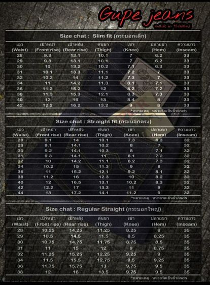 กางเกงยีนส์ผ้าดิบ18ออนซ์  รูปที่ 6