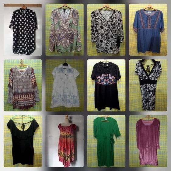 แขนสั้น อื่นๆ ฟรีไซส์ เดรส | จั๊มสูท อื่นๆ ขายเหมาเสื้อผ้า