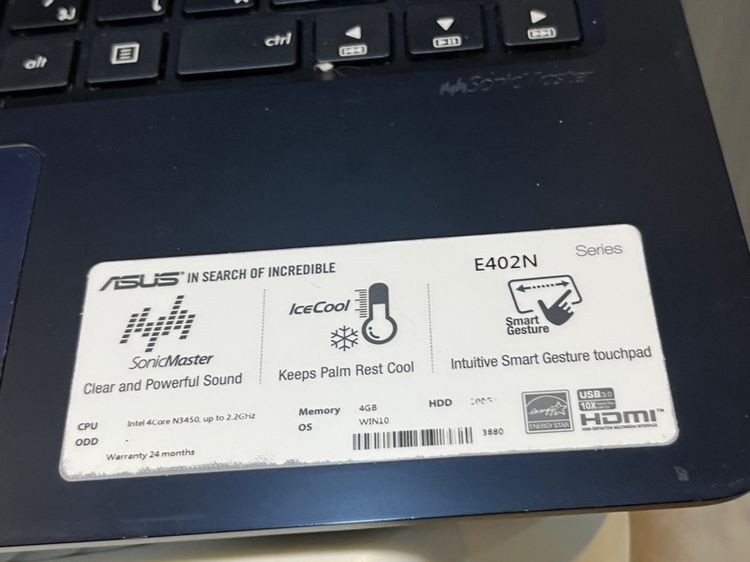 ASUS E402NA-GA239T (มือ2สภาพดี) รูปที่ 7