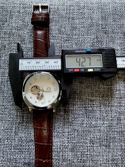 Automatic Skeleton Watch สายหนัง รูปที่ 11