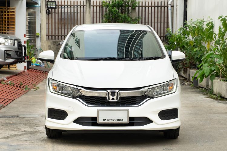 Honda City 2019 1.5 V Sedan เบนซิน ไม่ติดแก๊ส เกียร์อัตโนมัติ ขาว รูปที่ 3