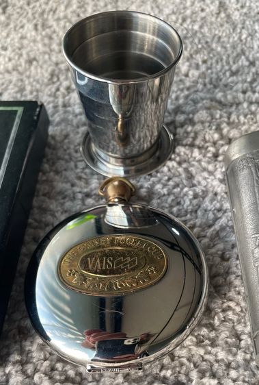 ขาย ขวดเหล้าดีบุก พกพา Antique Pewter Flask frieling zinn 95 Germany มือสอง รูปที่ 7