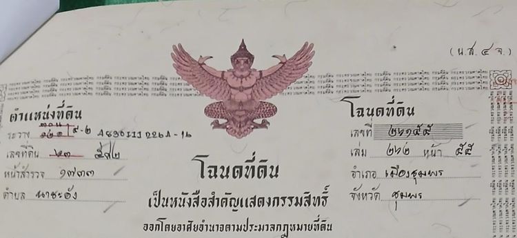 ขายที่ดินเปล่าโฉนด 1 งาน 14 ตร.ว. อยู่ในชุมชน ตำบลนาชะอัง อำเภอเมืองชุมพร ห่างศาลากลางจังหวัดเพียง 3 กม. ที่เนินปลอดภัยจากน้ำท่วม