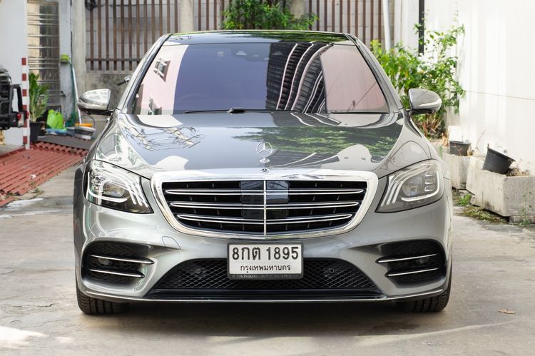 Mercedes-Benz S-Class 2018 S350 Sedan ดีเซล ไม่ติดแก๊ส เกียร์อัตโนมัติ เทา รูปที่ 3
