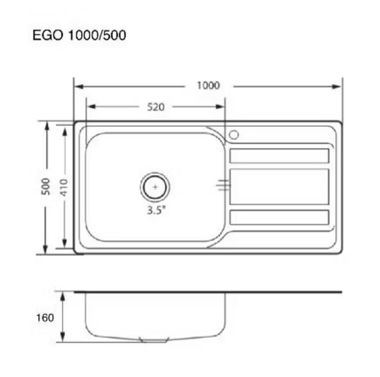 EVE ซิงค์ล้างจาน อ่างล้างจาน ก๊อกน้ำ รูปที่ 5